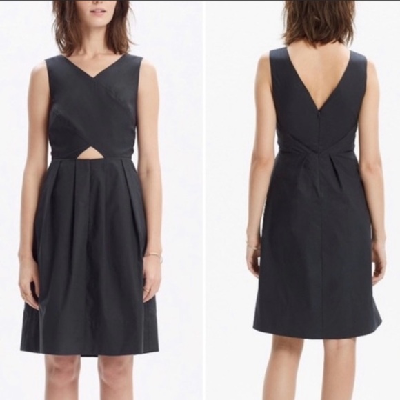 Madewell Dresses & Skirts - Madewell Cutout Black Summer A Line Dress sz 4